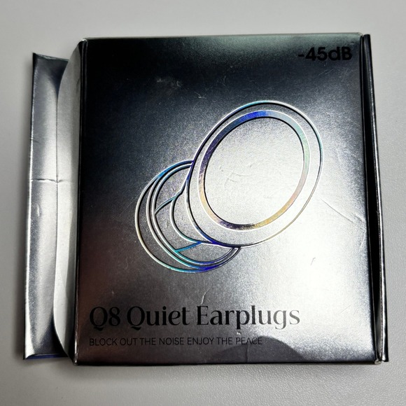 Q8 Other - Q8 Quiet Earplugs -45dB Noise Reduction for Sleep and Hearing Protection Black